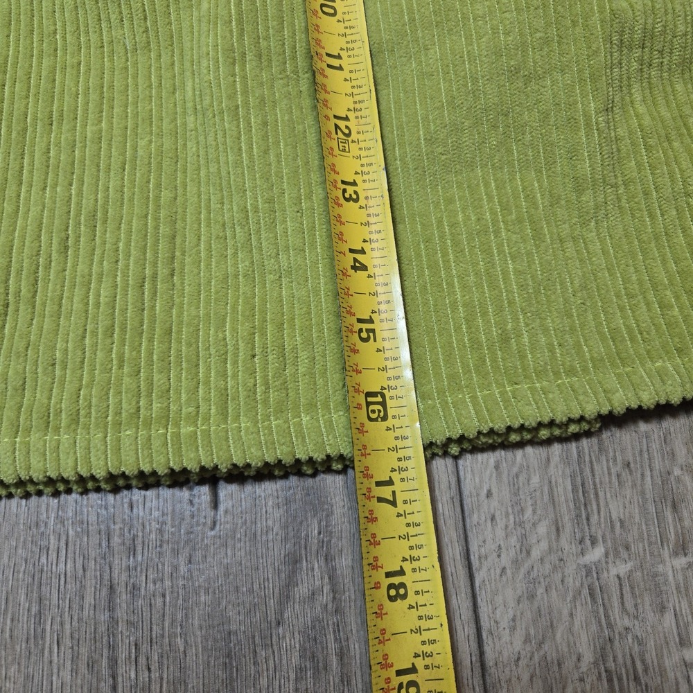 Vintage Express Lime Green Skirt NWT Size 5/6 MADE IN USA Wide Corduroy - Picture 6 of 7